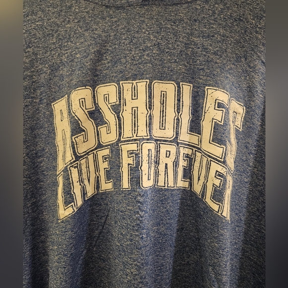 NWOT Assholes Live Forever L/S Tee XXL - Picture 3 of 4